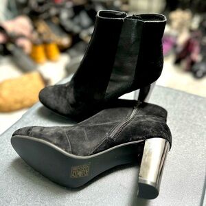 Bebo Silver heel bootie. UK size 8 (US 10)